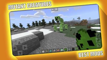 Mutant Creatures Mod for Minec پوسٹر