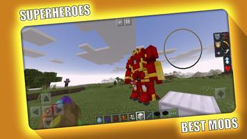 Superheroes Mod for Minecraft  Affiche