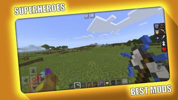 Superheroes Mod for Minecraft  syot layar 1