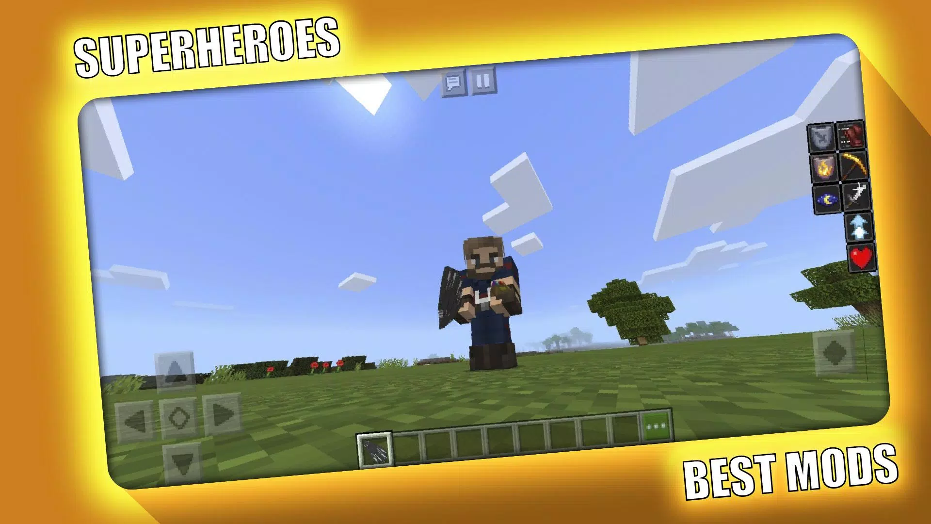 Superheroes Mod for Minecraft APK do pobrania na Androida