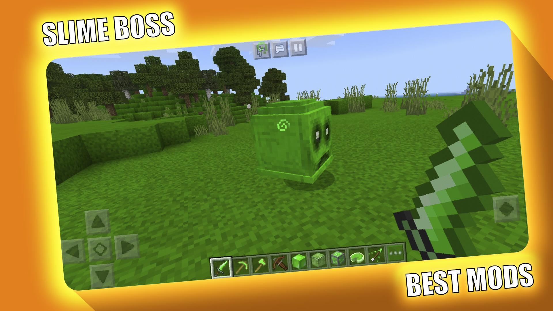 Slime Boss Mod For Minecraft Pe Mcpe For Android Apk Download