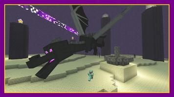 Ender dragon mod for Minecraft pe الملصق