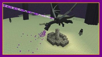 Ender dragon mod for Minecraft pe اسکرین شاٹ 1