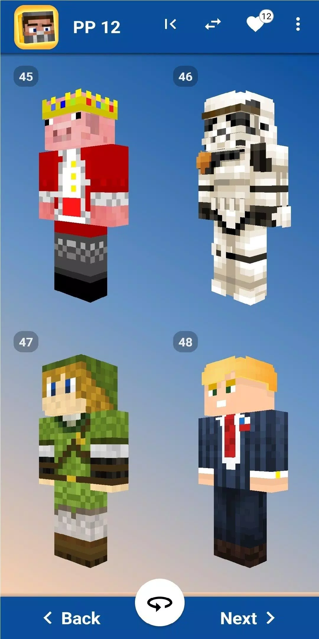 chrome  Minecraft Skins