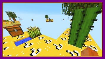 LuckyTree Skyblock maps for Minecraft pe Affiche