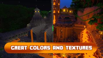 3D Texture Packs for Minecraft Affiche