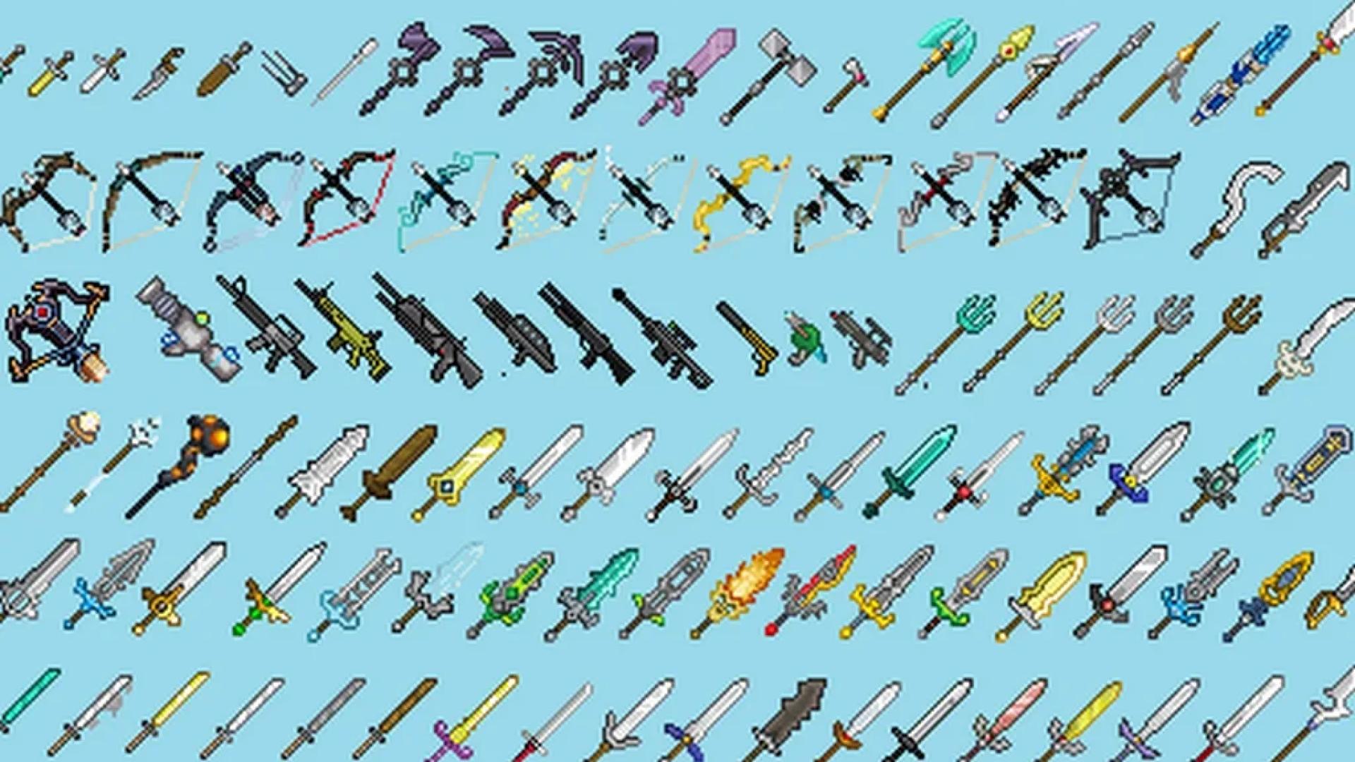 Terraria weapon textures фото 104