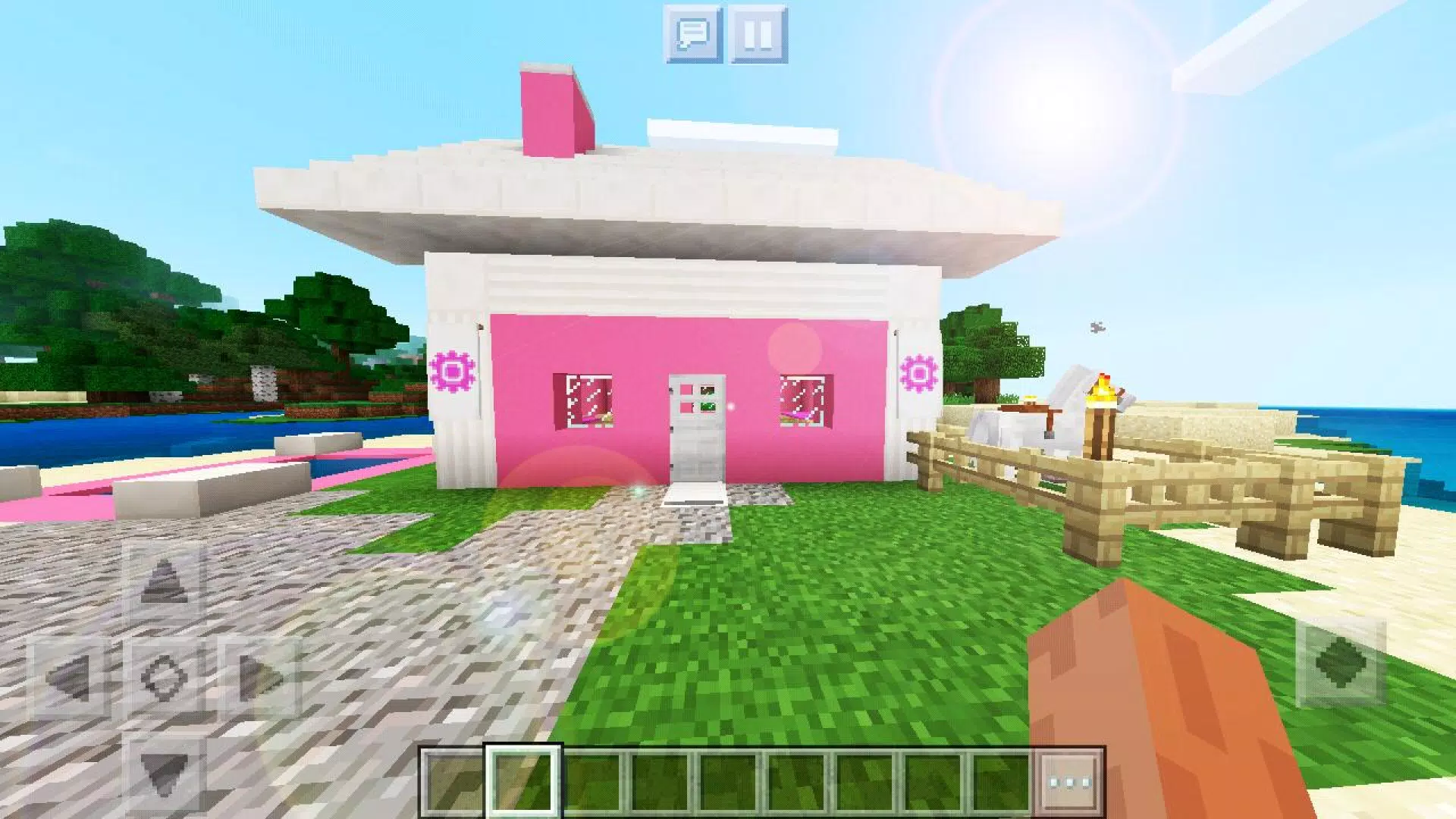 Download do APK de Casa rosa para minecraft para Android