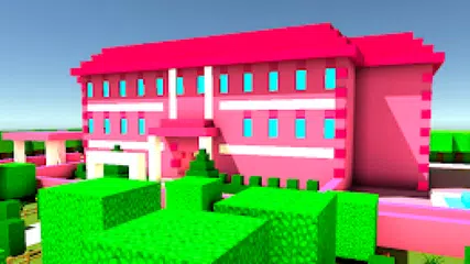 Pink mansion for minecraft XAPK download