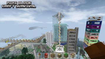 Mini Block Craft Survival Plakat