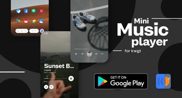 Mini Music player for kwgt captura de pantalla 1