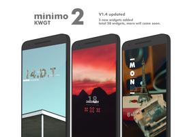 minimo-2 KWGT capture d'écran 1