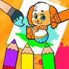 Toddler Scene Coloring Games icône
