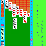 Challenging solitaire game