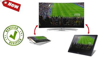 Screen Mirroring Android - TV Cast - FREE الملصق