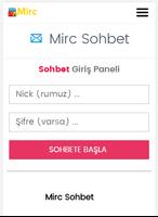 Mirc Sohbet Chat Odaları โปสเตอร์