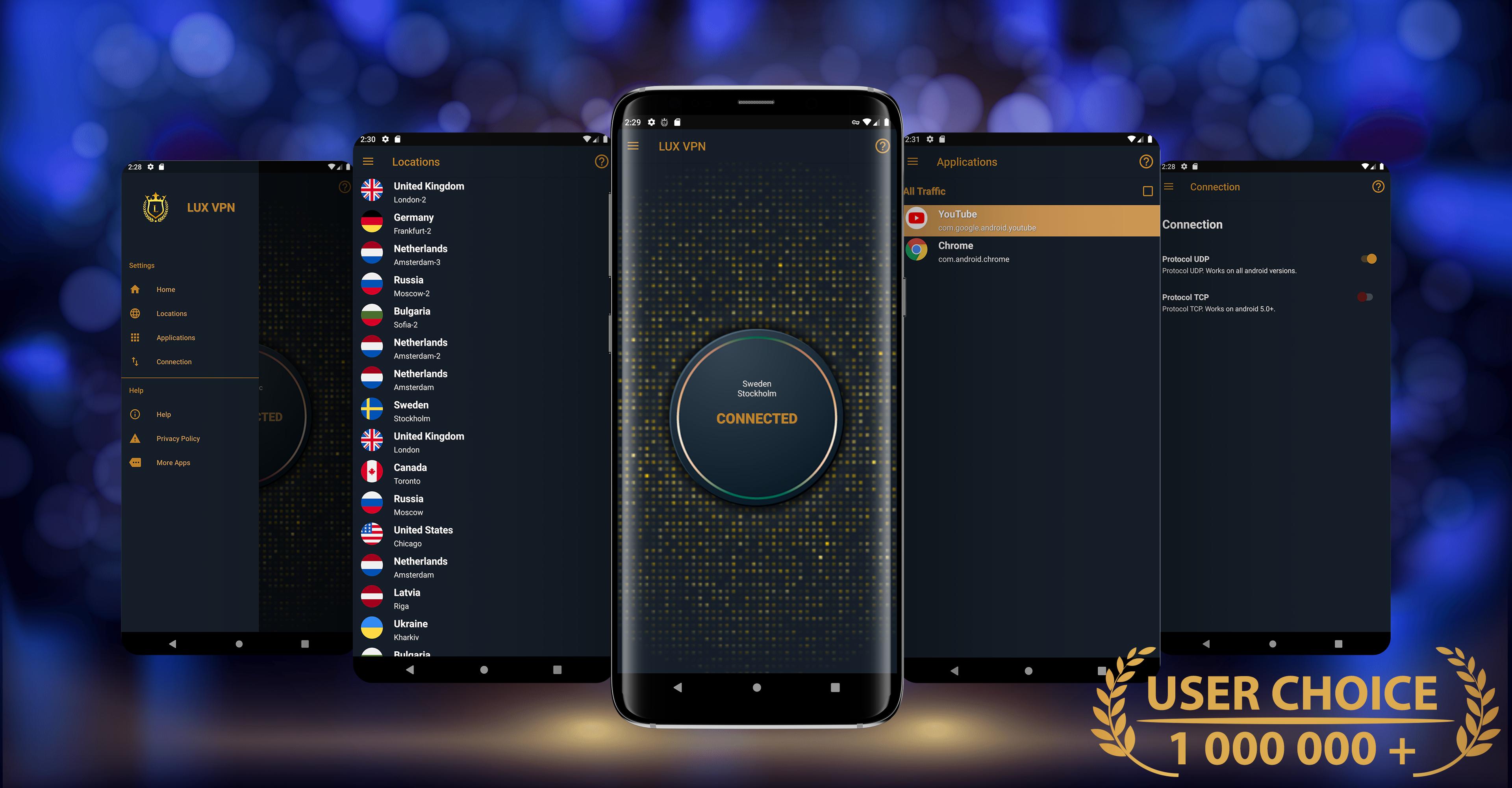 LUX VPN - Unlimited Fast Safe APK for Android Download