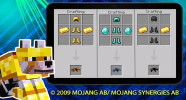 Mod Wolf Armor Craft الملصق