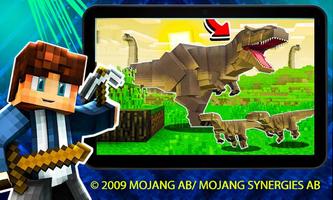 Dinosaur Jurassic mod for mcpe 포스터