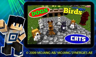 Domestic Pets Mods for MCPE الملصق