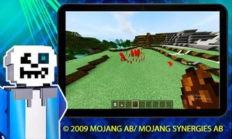 Mod Sans for Minecraft Pe الملصق