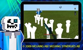 Mod Sans for Minecraft Pe تصوير الشاشة 1