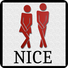 Toilettes à Nice icône