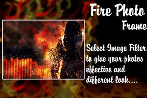 Fire Text Photo Frame : Stickers and Text स्क्रीनशॉट 2