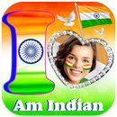 Indian Flag Alphabet Photo Frame APK