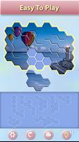 Hexagon Jigsaw Puzzles الملصق