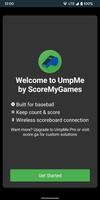 UmpMe - Baseball Scoreboard by ScoreMyGames Cartaz