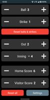 UmpMe - Baseball Scoreboard by ScoreMyGames ảnh chụp màn hình 1