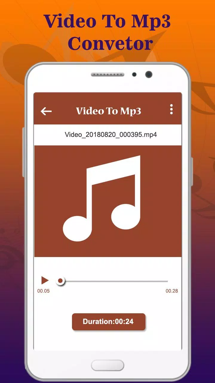 Descarga de APK de Mp4 a Mp3 -Convertir video a audio para Android