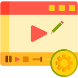 Video Editor; Cut, Mute, Split ícone