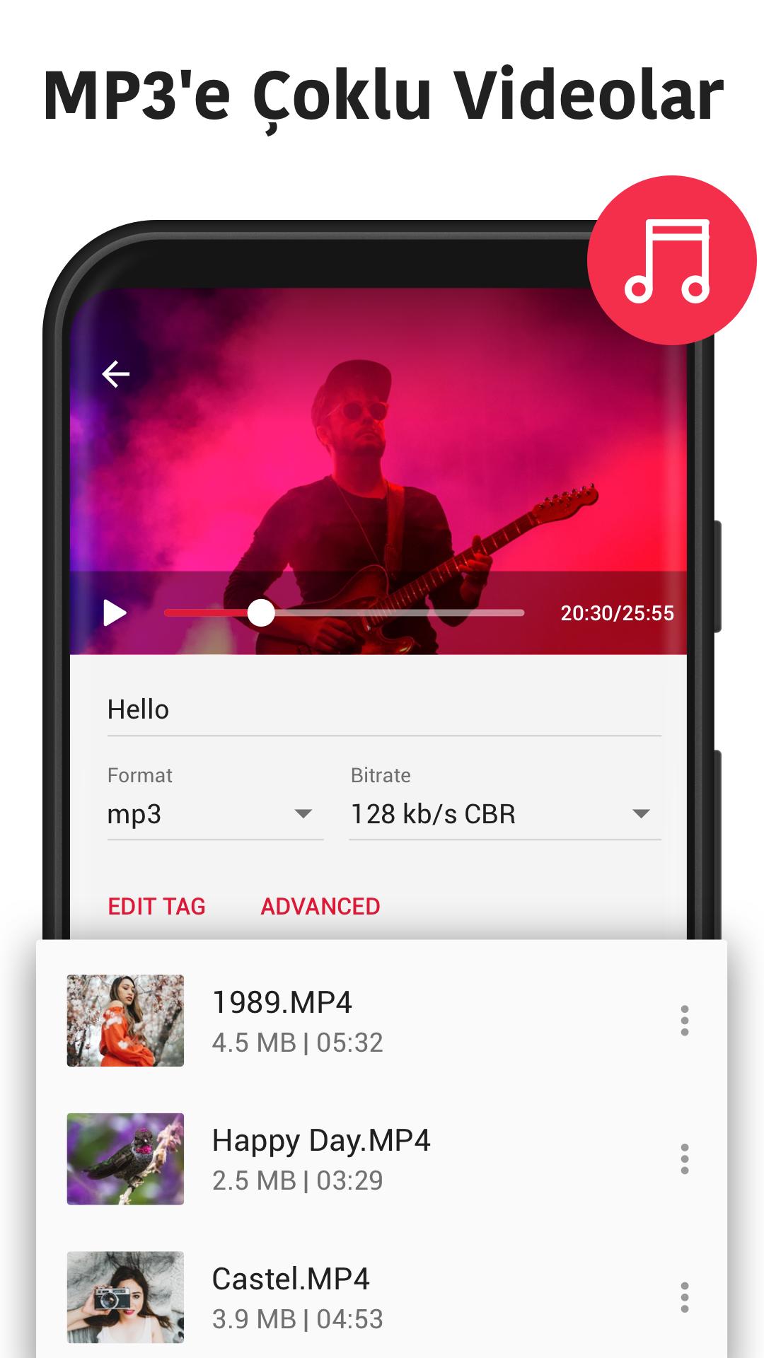 Android için MP3 dönüştürücü-video cevirme APK İndir - En Son Sürüm