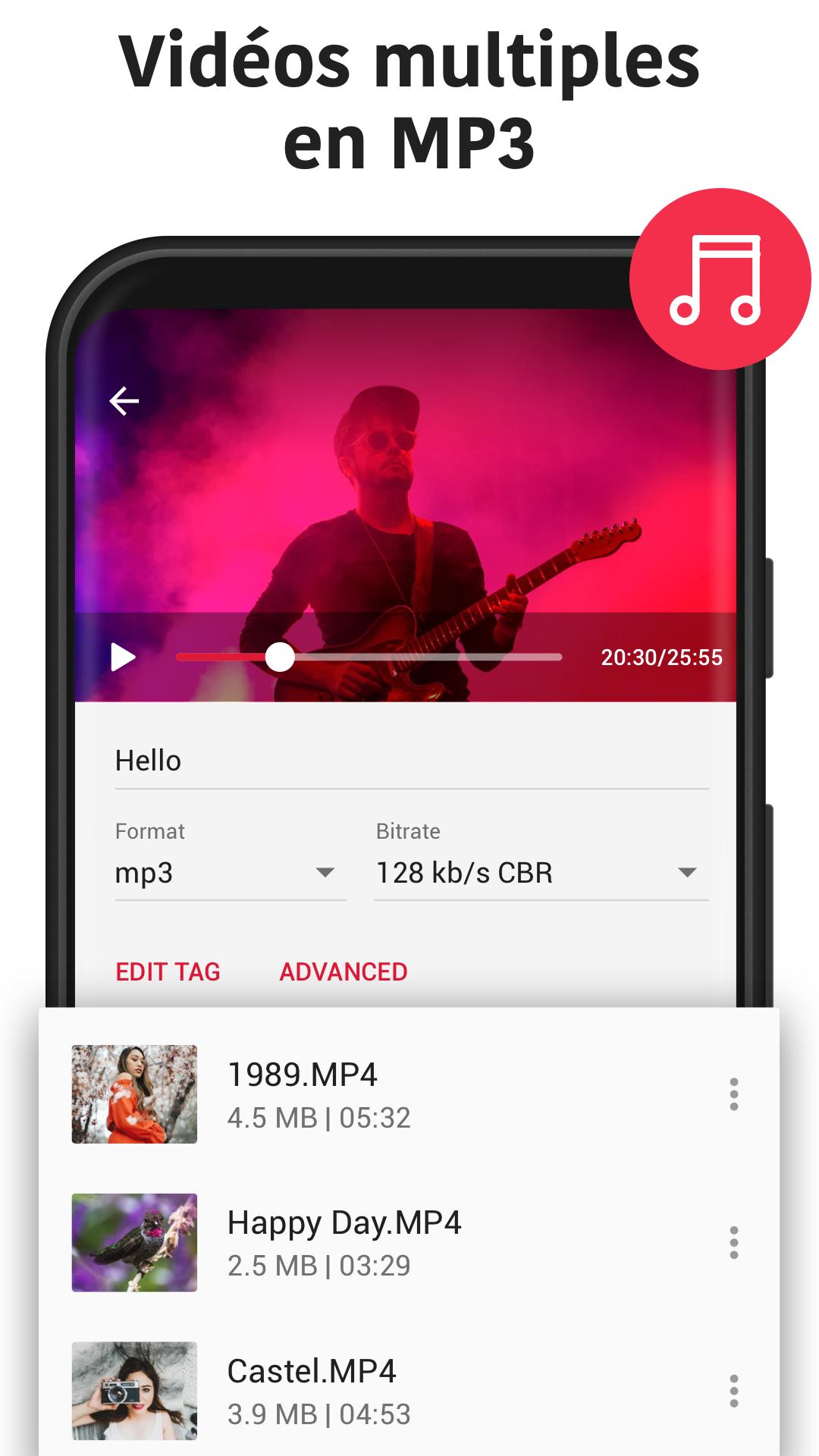 Convertisseur Mp3 Convertisseur MP3 - MP4 to MP3 pour Android - Téléchargez l'APK