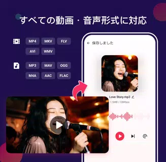 mp3 変換 & 動画からmp3へ & 動画を音楽に変換