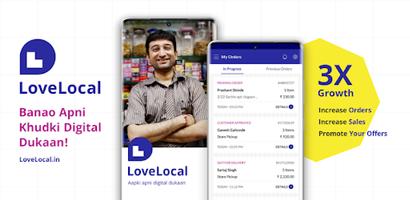 LoveLocal Dukaan: Sell Online পোস্টার