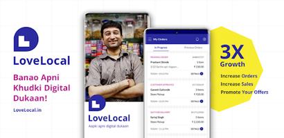 LoveLocal Dukaan: Sell Online Plakat