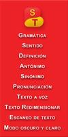 diccionario sinónimos español poster