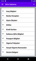 1 Schermata Şifre Saklama