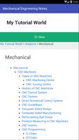 Mechanical Engineering Notes Poster