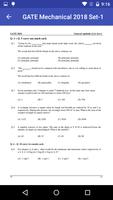 GATE Mechanical Engineering Previous Papers captura de pantalla 3