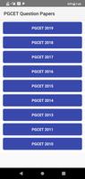 PGCET Question Papers 截圖 1