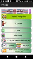 English Irregular Verbs: Verbe Affiche