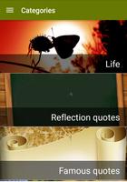 Quotes about life poster