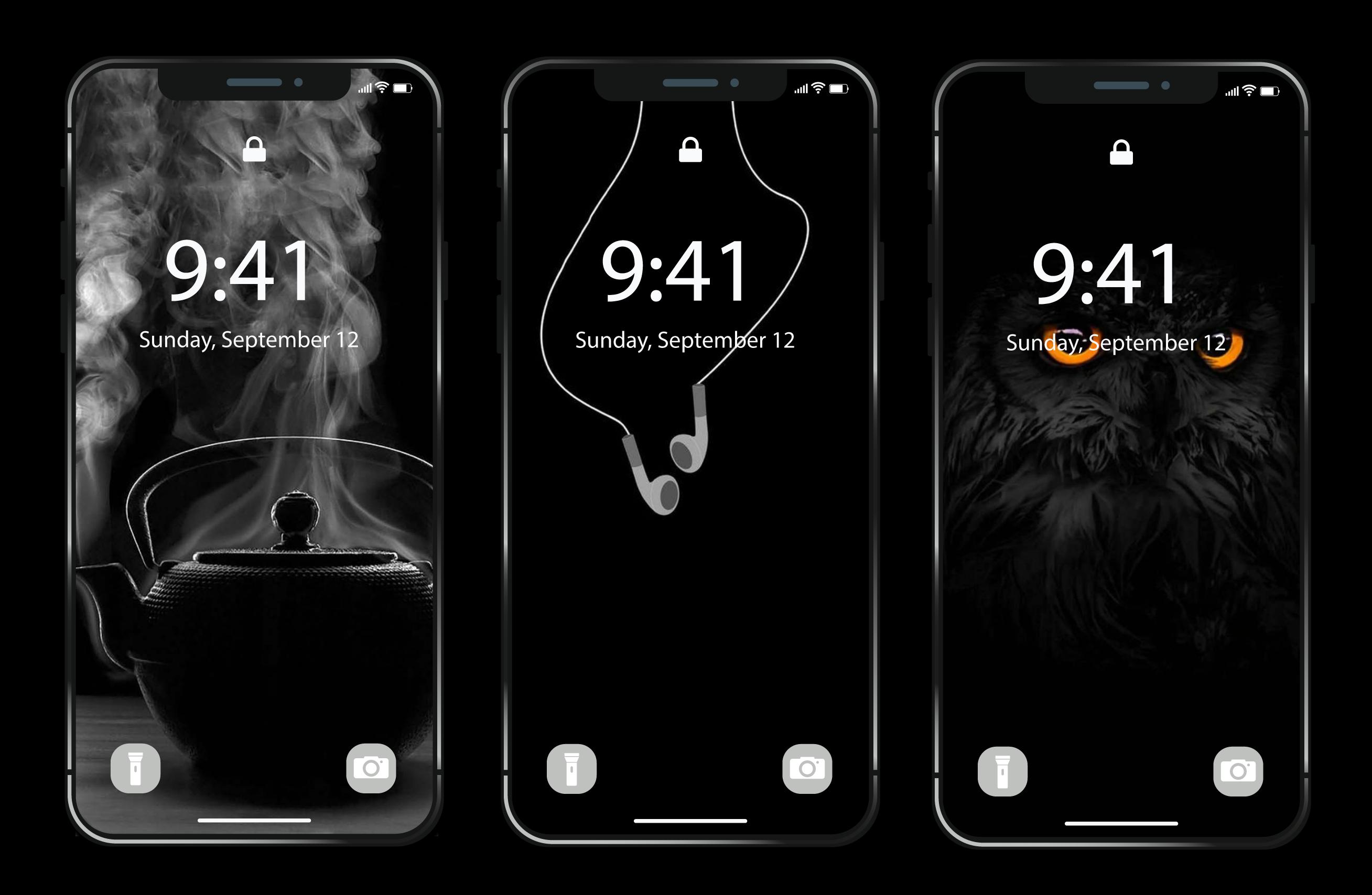 Iphone Black Wallpaper 4k