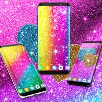 Multi color glitter wallpaper تصوير الشاشة 2