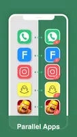 Parallel Space: Clone Apps Ekran Görüntüsü 1