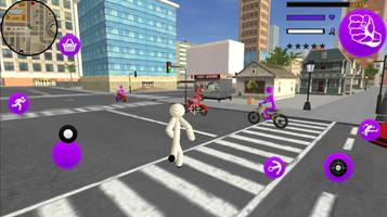 Mummy Stickman Rope Hero City Gangstar Mafia screenshot 2